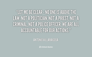 no one above the law